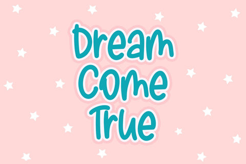 Baby Mermaid - Fun Display Font Font Alpaprana Studio 