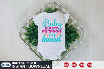 baby mermaid on board SVG designer krishna 