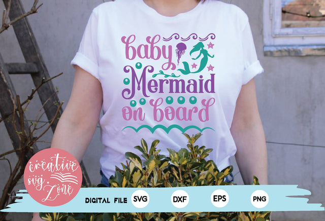 baby mermaid on board SVG md faruk hossain 