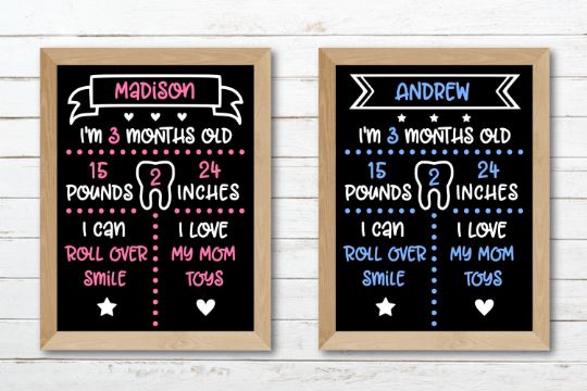 Baby milestone svg, mom svg, newborn svg, baby girl svg, baby boy svg, baby milestone board svg, baby monthly milestone svg, hello world svg SVG James 