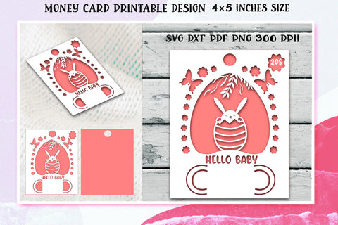 Baby Money cards. Baby Shower Money card Gift PNG. Sublimation Samaha Design 