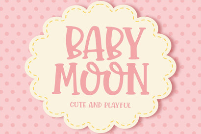 Baby Moon Font Orenari 