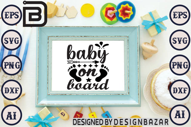 Baby On Board SVG Craftlabsvg24 