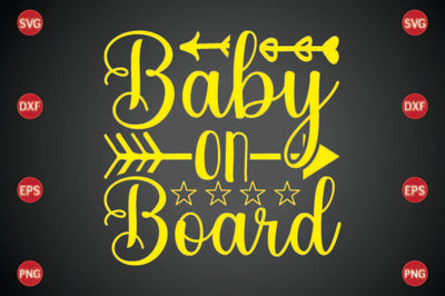Baby on Board SVG CraftlabSvg29 