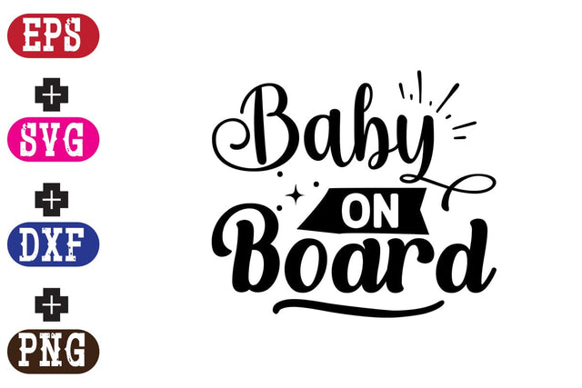 Baby On Board SVG Nurstore 