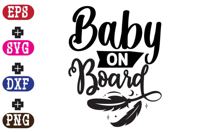 Baby On Board SVG Nurstore 