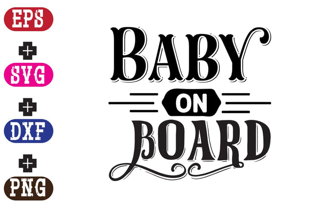 Baby On Board SVG Nurstore 