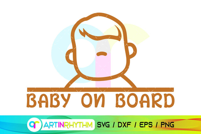 Baby on board svg SVG Artinrhythm shop 