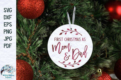 Baby Ornament SVG Bundle SVG Wispy Willow Designs 