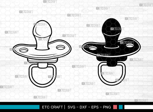 Baby Pacifier SVG, Baby Shower svg, Pacifier Svg, Binky Svg, Baby Nipple Svg, Soother Svg, Metal Torch Svg SVG ETC Craft 