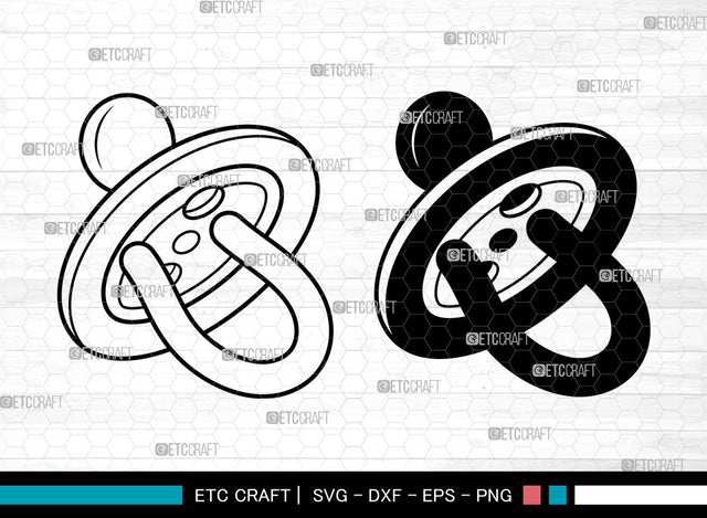 Baby Pacifier SVG, Baby Shower svg, Pacifier Svg, Binky Svg, Baby Nipple Svg, Soother Svg, Metal Torch Svg SVG ETC Craft 