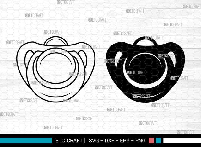 Baby Pacifier SVG, Baby Shower svg, Pacifier Svg, Binky Svg, Baby Nipple Svg, Soother Svg, Metal Torch Svg SVG ETC Craft 