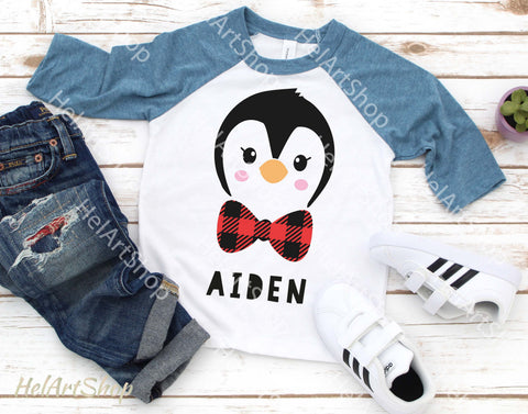 Baby Penguin Svg, Boy Penguin Svg, Gigl Penguin Svg, Kids Christmas Svg SVG _HelArtShop_ 