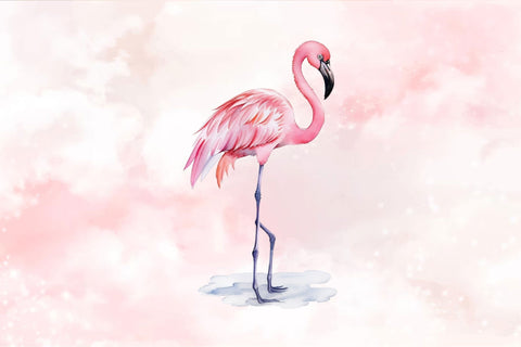 Baby Pink Flamingo Watercolor Clipart Sublimation Rupkotha 