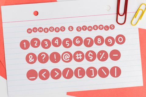 Baby Plums - Cute circle font Font Dm Letter Studio 