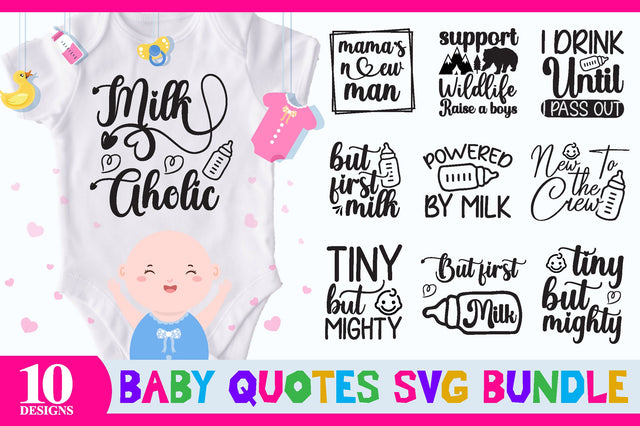 baby quotes svg bundle commercial use SVG buydesign 