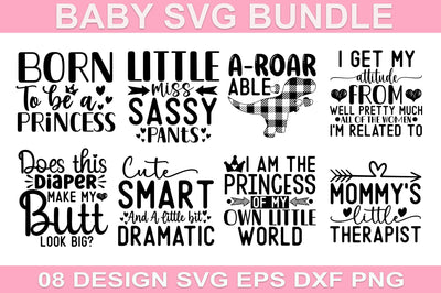 Baby Quotes SVG Bundle SVG SH_Tee store 