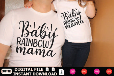 Baby Rainbow Mama SVG Shahin alam 