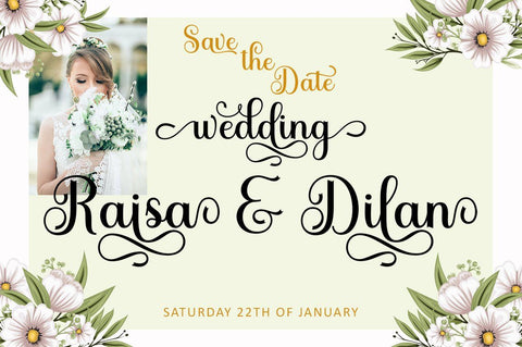 Baby Rihana Script Font Nanda Putra Sukmayadi 