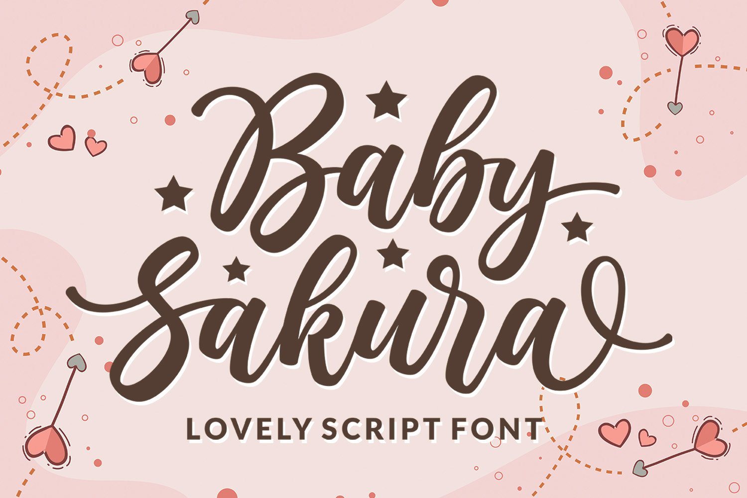 Baby Sakura - Lovely Script Font - So Fontsy