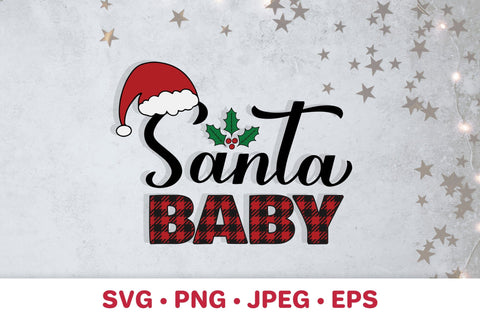 Baby Santa SVG. Christmas shirt design for kids SVG LaBelezoka 