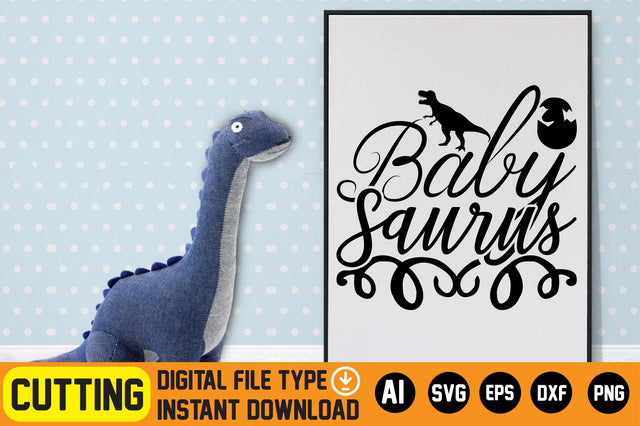 Baby Saurus SVG CraftlabSvg29 