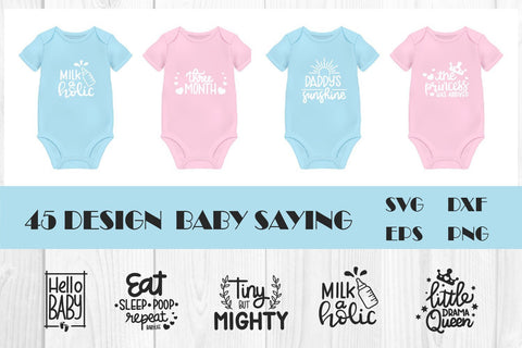 Baby sayings svg bundle - baby quotes svg SVG dadan_pm 