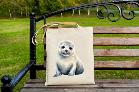 Baby Seal Watercolor Sublimation Clipart Sublimation Regulrcrative 