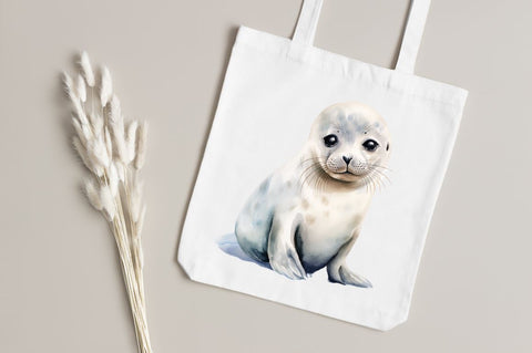 Baby Seal Watercolor Sublimation Clipart Sublimation Regulrcrative 