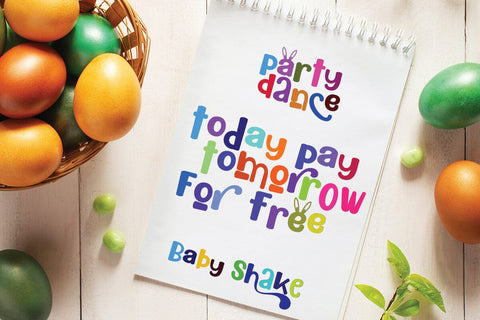 Baby shake font Font JH-CreativeFont 