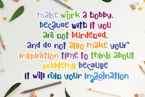 Baby shake font Font JH-CreativeFont 