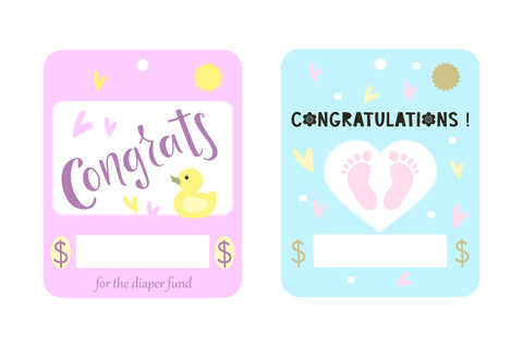Baby Shower Money Card. Baby Gift Card. Baby PNG SVG Olga Terlyanskaya 