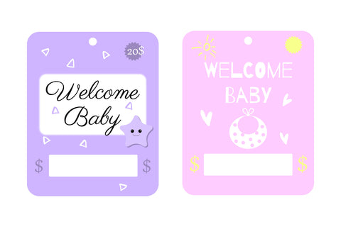 Baby Shower Money Card. Baby Gift Card. Baby PNG SVG Olga Terlyanskaya 