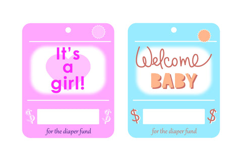 Baby Shower Money Card. Baby Gift Card. Baby PNG SVG Olga Terlyanskaya 