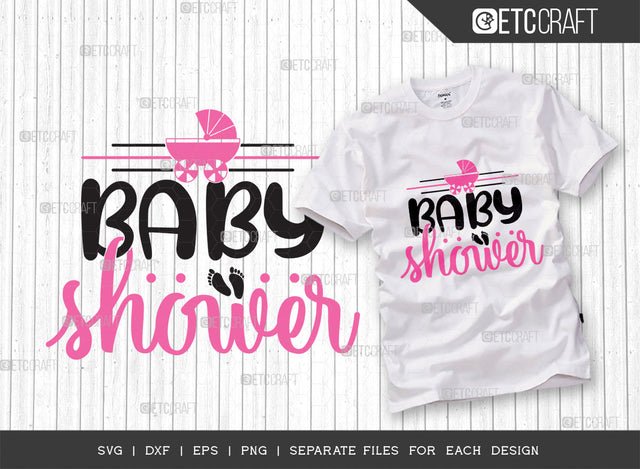 Baby Shower SVG Cut File, Newborn Svg, Little Boss Svg, Cute Baby Svg, Baby Quotes, ETC T00174 SVG ETC Craft 