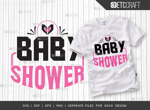 Baby Shower SVG Cut File, Newborn Svg, Little Boss Svg, Cute Baby Svg, Baby Quotes, ETC T00174 SVG ETC Craft 
