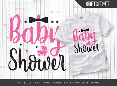 Baby Shower SVG Cut File, Newborn Svg, Little Boss Svg, Cute Baby Svg, Baby Quotes, ETC T00174 SVG ETC Craft 