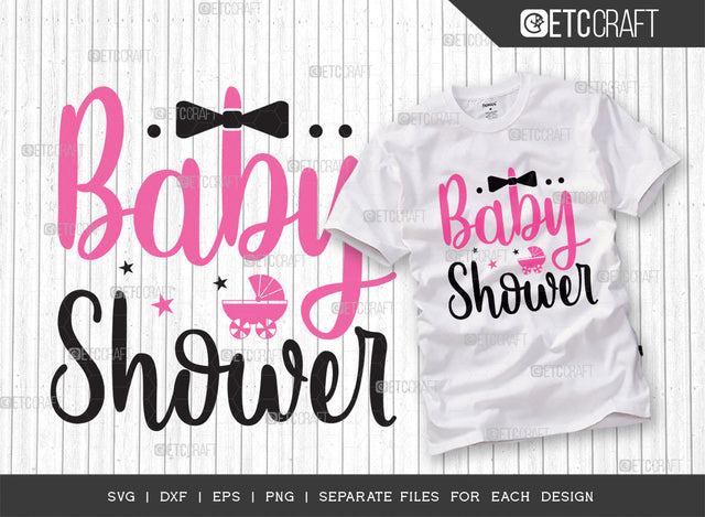 Baby Shower SVG Cut File, Newborn Svg, Little Boss Svg, Cute Baby Svg, Baby Quotes, ETC T00174 SVG ETC Craft 