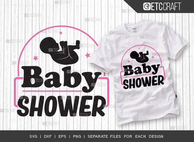 Baby Shower SVG Cut File, Newborn Svg, Little Boss Svg, Cute Baby Svg, Baby Quotes, ETC T00174 SVG ETC Craft 
