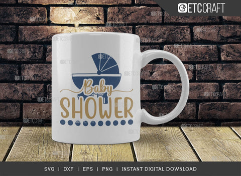 Baby Shower SVG Cut File, Newborn Svg, Little Boss Svg, Cute Baby Svg, Baby Quotes, TG 01584 SVG ETC Craft 