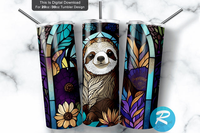 Baby Sloth 20 oz / 30 oz Tumbler PNG Sublimation Regulrcrative 