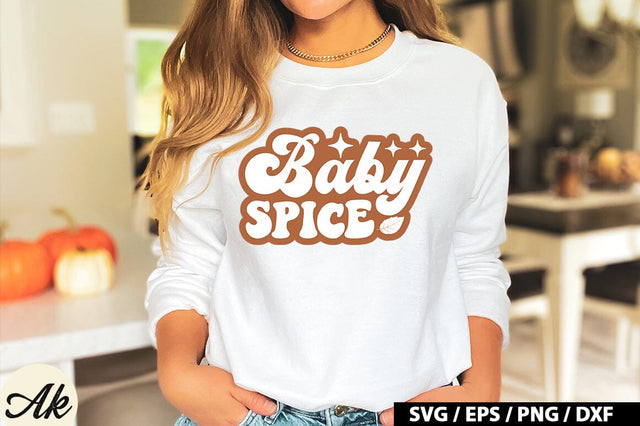 Baby spice Retro SVG SVG akazaddesign 