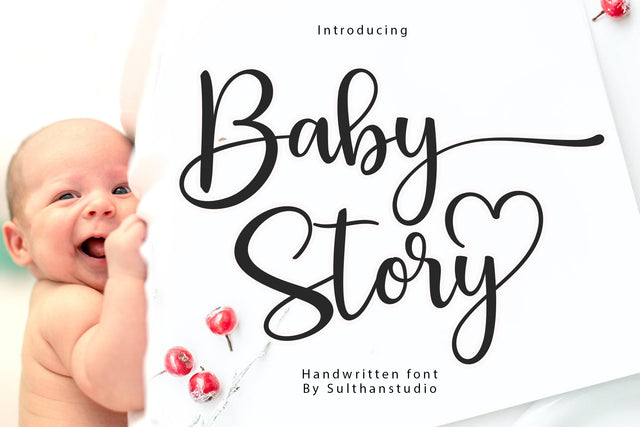 Baby Story Font Sulthan studio 
