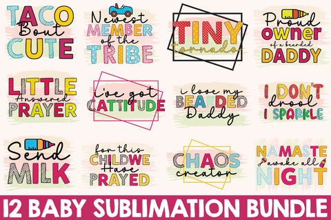 Baby Sublimation Bundle Sublimation SVGista 