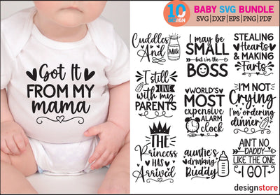 Baby svg, Baby SVG Bundle, Newborn SVG Bundle, Infant svg Bundle, Cute Baby Saying svg, Funny Baby svg, Baby Girl, Baby Boy, Baby Shower SVG SVG designstore 