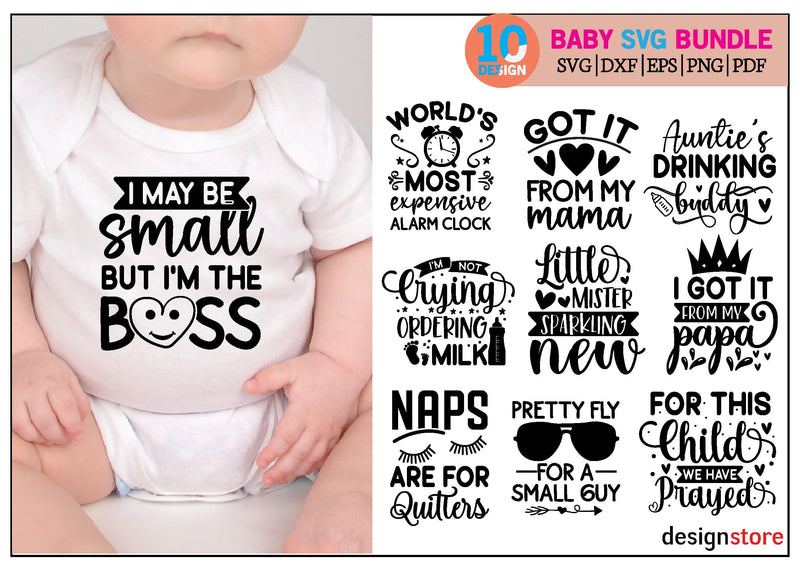 Baby svg, Baby SVG Bundle, Newborn SVG Bundle, Infant svg Bundle, Cute Baby Saying svg, Funny Baby svg, Baby Girl, Baby Boy, Baby Shower SVG SVG designstore 