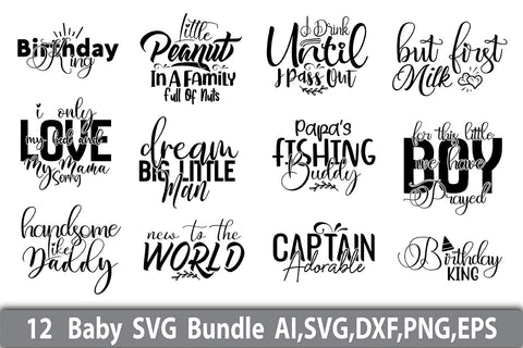 Baby SVG Bundle 12 File SVG nirmal108roy 