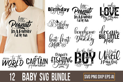 Baby SVG Bundle 12 File SVG nirmal108roy 