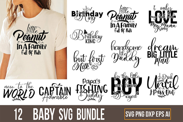 Baby SVG Bundle 12 File SVG nirmal108roy 