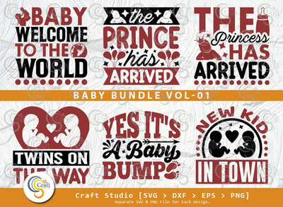 Baby SVG Bundle, Baby gift Svg, Baby Shower Svg, Newborn Baby Svg, Baby Quotes, Baby Cutting File SVG ETC Craft 